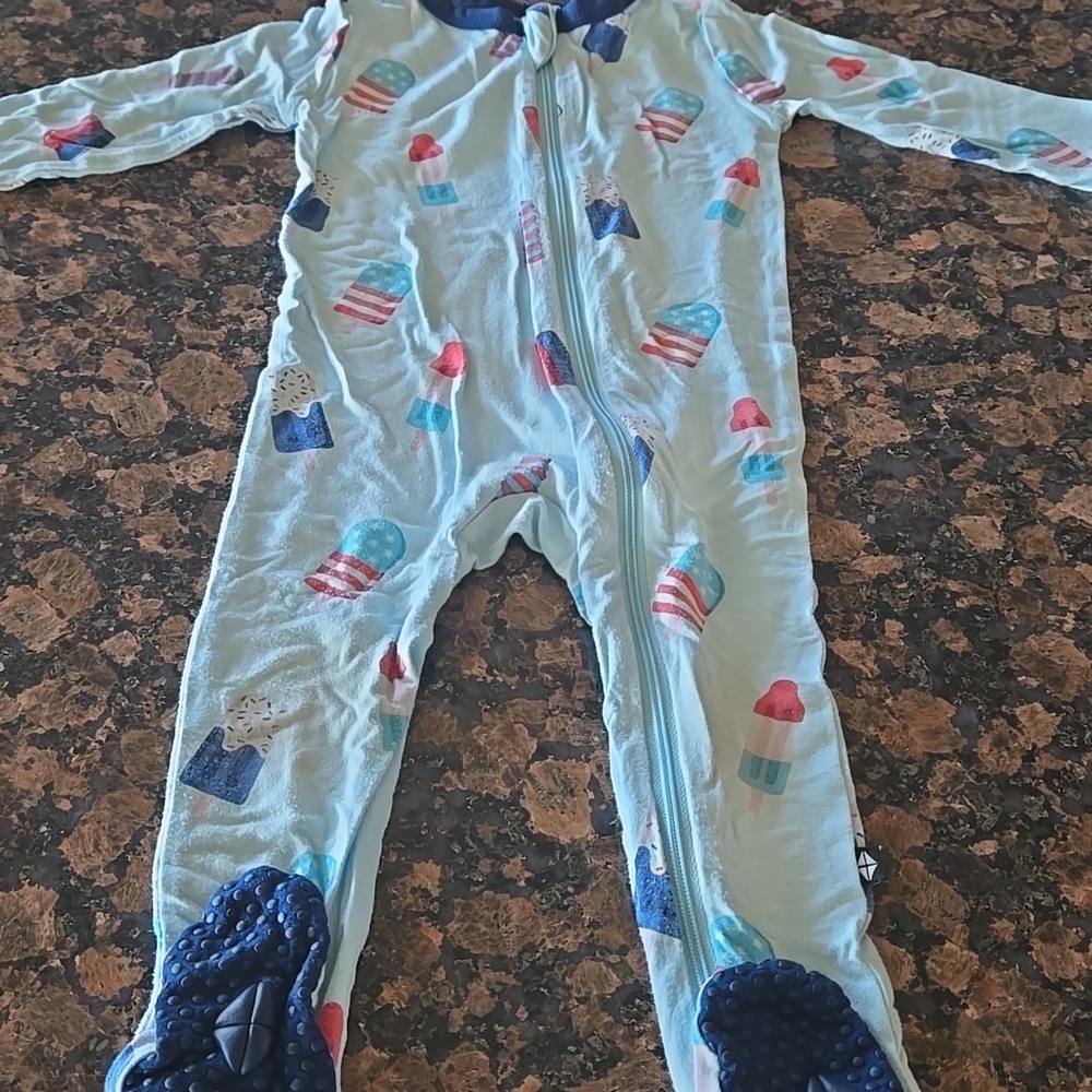 Kyte BABY Popsicle Long Sleeve Footie Pajamas